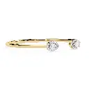 Round And Pear Shaped Diamond Bracelet